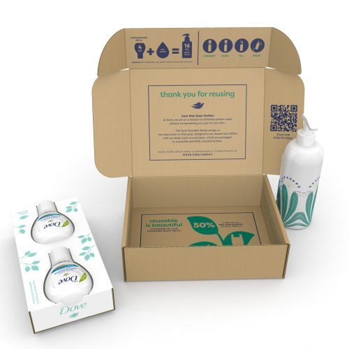 Dove Reusable Bottle Starter Kit